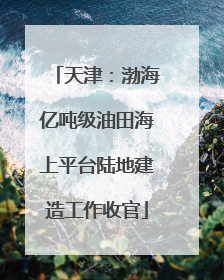 天津：渤海亿吨级油田海上平台陆地建造工作收官
